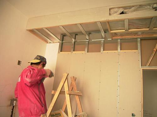 松江辦公室吊頂泗涇石膏板隔斷吊頂產(chǎn)品圖片,松江辦公室吊頂泗涇石膏板隔斷吊頂產(chǎn)品相冊(cè) - 上海宏建建筑裝飾工程 - 九正